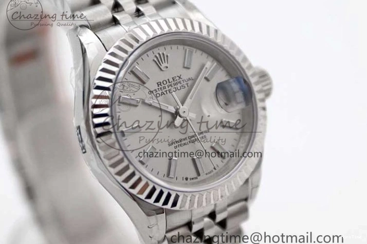 MiroTime 0103 Lady DateJust 28 SS TWF 1:1 Best Edition 904L Steel Silver Dial on President Bracelet NH Stylish 2178